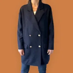 (新品) ZARA ザラ ゴールドボタン 季節の変わり目 コート