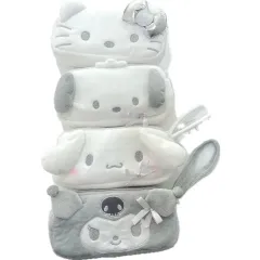 正規品 신리오 シルバー スクエア ポーチ (在庫 ポジャコ)