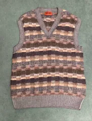 M MISSONI(ミッソーニ) モヘア ブロック チェック ベスト