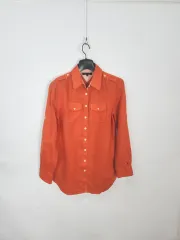 ( XS 85 ) Tommy Hilfiger(トミーヒルフィガー) レディース 麻 シャツ