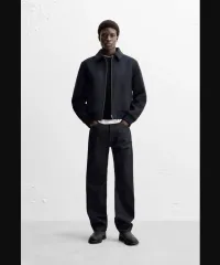 ZARA(ザラ) ウール ブレンド ボンバー ブルゾン MANTECO Origins