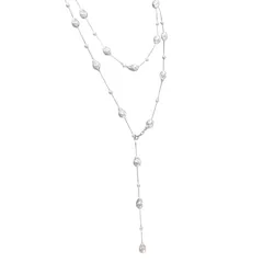 【新品】 [YANHUILAY] パールネックレス ロング レディース ネックレス 長め アクセサリー おしゃれ 結婚式 パーティー 母の日 卒業式 入学式 披露宴 誕生日 お呼ばれ プレゼント 0