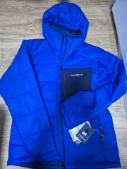 モンベル サーマラップ パーカ (ブルー)_100(L) サイズ 新 商品