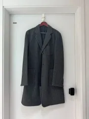 グレー シングルロングコート (協賛用)