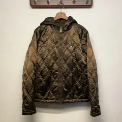 adidas(アディダス) (女性) 茶色 ダイヤモンド キルティング ジャケット