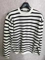 メンズ ボーダー柄 ニット