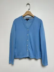BURBERRY(バーバリー ) レディース カーディガン セット (半袖) (ニットシャツを含む) ブルー ( L )