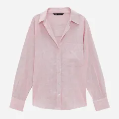 ZARA(ザラ) ストライプ シャツ ピンク