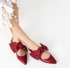 ZARA(ザラ) リボン フラットシューズ 新品