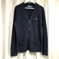 POLO by Ralph Lauren ネイビー ポケット カーディガン (M)