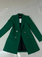 新品) ザラ ジャケット スーツ グリーン