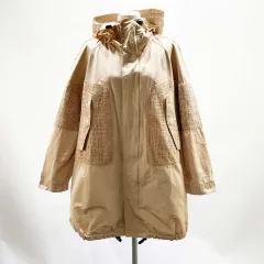 SYSTEM 女性用ウインドブレーカーロングジャケット 麻 90 ジンの感覚