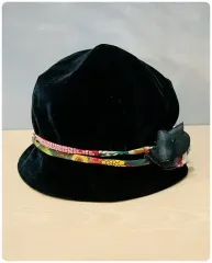 57 5 JPN ヴィンテージ ベロア バケットハット