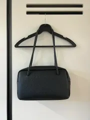 ブラック スクエアバッグ ショルダーバッグ