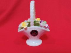 Royal Doulton ロイヤルドルトン フラワーバスケット 陶花 英国製