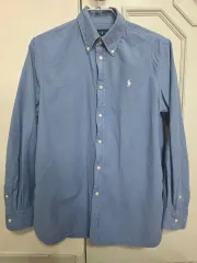 ポロ ラルフローレン ガーメント ダイ リラックスフィット オックスフォード シャツ M