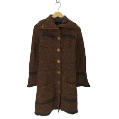 ユーズドフルギ USED古着 FANNY WRAPPERS by KINETIC メランジ ウール ニット ロング カーディガン レディース 表記無 