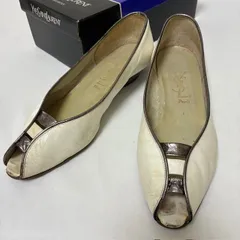 イヴ・サンローランYves Saint Laurent ヴィンテージ オープントゥ パンプス  36 1/2（日本サイズ約23.5cm相当）