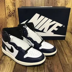 NIKE AIR JORDAN 1 RETRO HIGH OG MIDNIGHT NAVY (ナイキ エアジョーダン1 レトロハイOG ミッドナイトネイビー)【F0127-004】