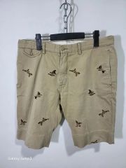 ラルフローレン ベージュ色 オヒ embroidery ハーフパンツ 34