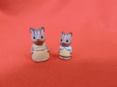 エポック社 シルバニアファミリー 人形 シルバニア くるみりす リス 2体セット まとめ売り