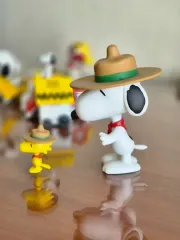 日本メディコムトイ (UDF) ビークルスカウト SNOOPY ウッドストック フィギュア セット