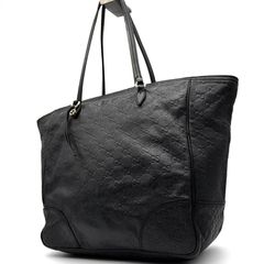 GUCCI グッチ グッチシマ GG トートバッグ レザー 本革 ブラック 黒 A4収納可能 肩掛け 大容量 通勤 ビジネス フォーマル メンズ レディース ユニセックス 2WAY 1泊旅行 出張 冠婚葬祭 シンプル 上品