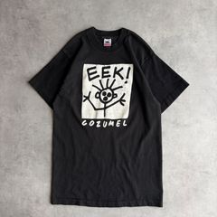 90s ヴィンテージTシャツ USA製 シングルステッチ メッセージプリント