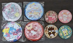 未使用◎サンリオ 缶バッジ 4個 刺繍缶バッチ 4個 まとめて