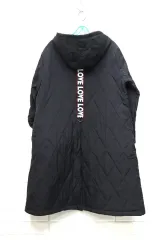 レディース キルティング WHO フード Long ロングコート レディース 春コート レディース 66-77 (Free!)/倉庫ギャラリー