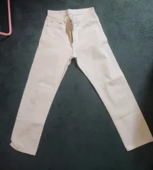 ユニクル レギュラーフィット ホワイトデニム