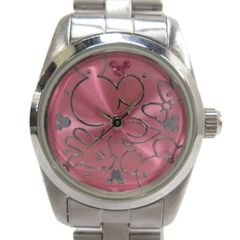 ディズニー Disney RESORT ミッキー 腕時計 クォーツ ピンク文字盤