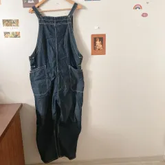 インディゴブルーデニム オーバーオール