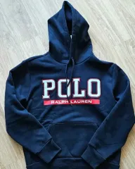ポロ ユニセックス 起毛 ロゴ フーディー