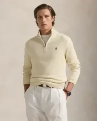 ポロ Ralph Lauren(ラルフローレン) コットン 四半期 ジッパー セーター