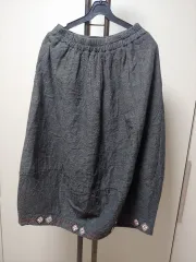 キルティング カーヴィー スカート 6677