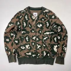 アディダス カモフラージュ ジップアップ トラックジャージ ジャケット 95