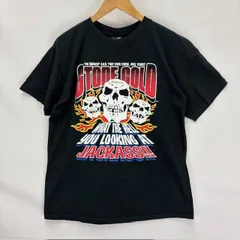 00年代 WWF STONE COLD ストーン・コールド Steve Austin WHAT THE HELL YOU LOOKING AT JACKASS!! プリントTシャツ 2000年 サイズⅬ 08032208 11のサムネイル