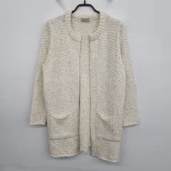 レディース55 size HAYARI ロング ニット カーディガン