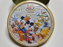 日本 東京 ディズニーランド 40 記念日 ティンケース クッキーボックス 物入れ