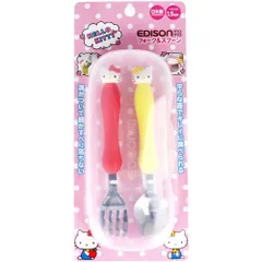 エジソンママ フォーク＆スプーンケース付ハローキティのサムネイル