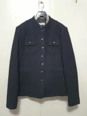 N4883 ウール 100 黒 コート ジャケット