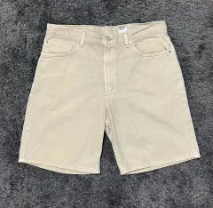 ヴィンテージ リーバイス 550 デニム ショーツ ベージュ クリーム 36 (L002)