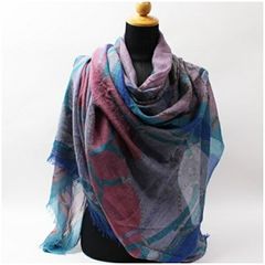 ニナリッチ 大判ストール マフラー ピンク ロゴ 202×74センチ 中古 ABランク NINA RICCI | レディース 女性  【ネコポス送料無料】 NINA RICCI - ニナリッチ 大判ストール マフラー ピンク ロゴ 202×74
