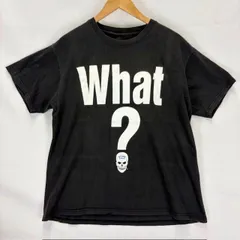 00年代 WWF STONE COLD ストーン・コールドSteve Austin スカル WHAT? プリントTシャツ 2002年 サイズⅬ 08032209 11 傷穴のサムネイル