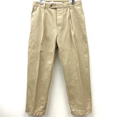 NEAT ベージュ テーパード チノパン 44 美品 - メルカリ