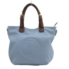 firano ハンドバッグ ブルー ■GY12