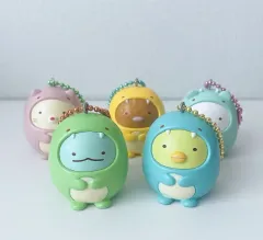 5種セット まとめ 正規品 すみっコぐらし 恐竜 フィギュア キーホルダー とかげ ペンギン 外