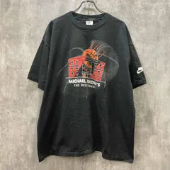 90-00s USA製 NIKE 半袖Tシャツ マイケルジョーダン size XL ブラック ナイキ 
