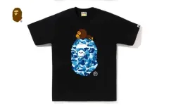 A BATHING APE アベイシングエイプ 正規品 M エービーシー カモフラージュ マイルロ On APE HEAD Tシャツ